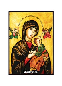 Naklejka obrazek Matki Bożej Nieustającej Pomocy  (50 szt.)