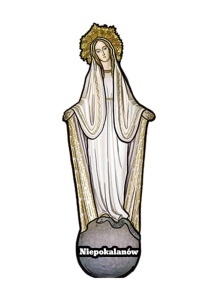 Naklejka obrazek Matki Boskiej z Niepokalanowa (50 szt.)