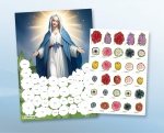 Majówki - Matka Boża Niepokalana (plansza + zestaw naklejek, 50 kompletów) 